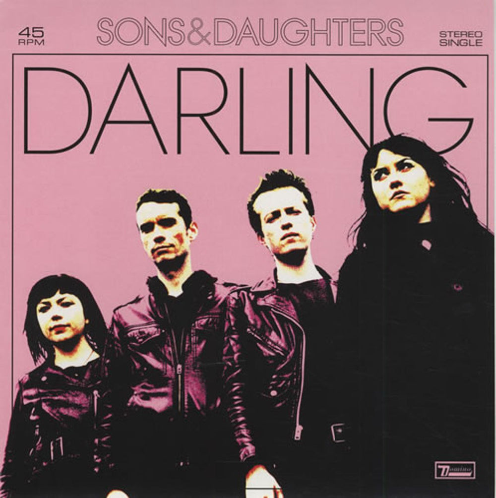 Sons And Daughters Darling UK 7" vinyl single (7 inch record / 45) RUG271