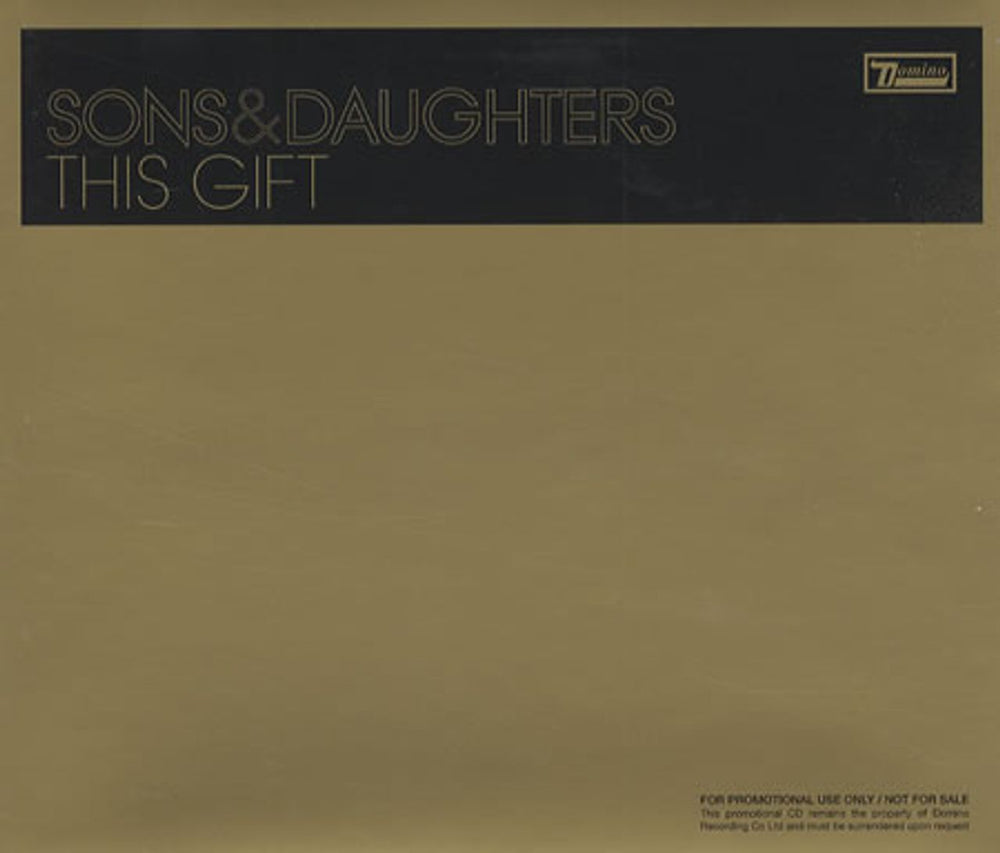 Sons And Daughters This Gift UK Promo CD album (CDLP) WIGCD197P