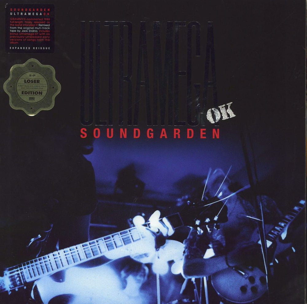 Soundgarden Ultramega OK - Purple & Blue Vinyl US 2-LP vinyl record set (Double LP Album) SP1172