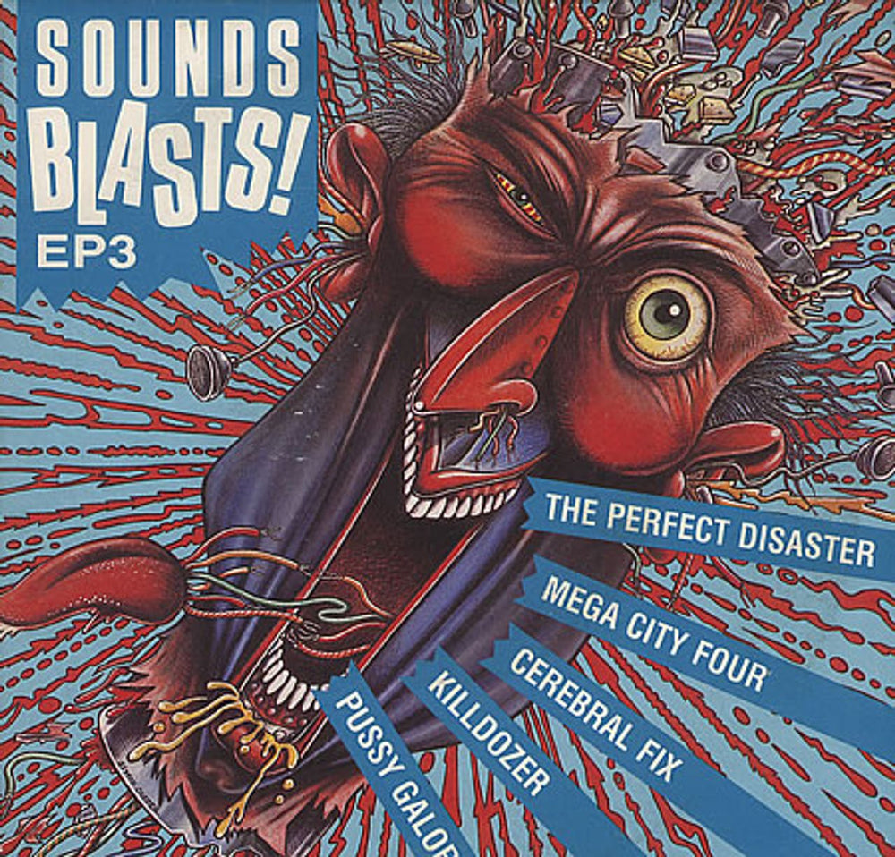 Sounds Sounds Blasts! EP 3 UK Promo 7" vinyl single (7 inch record / 45) BLASTS!3