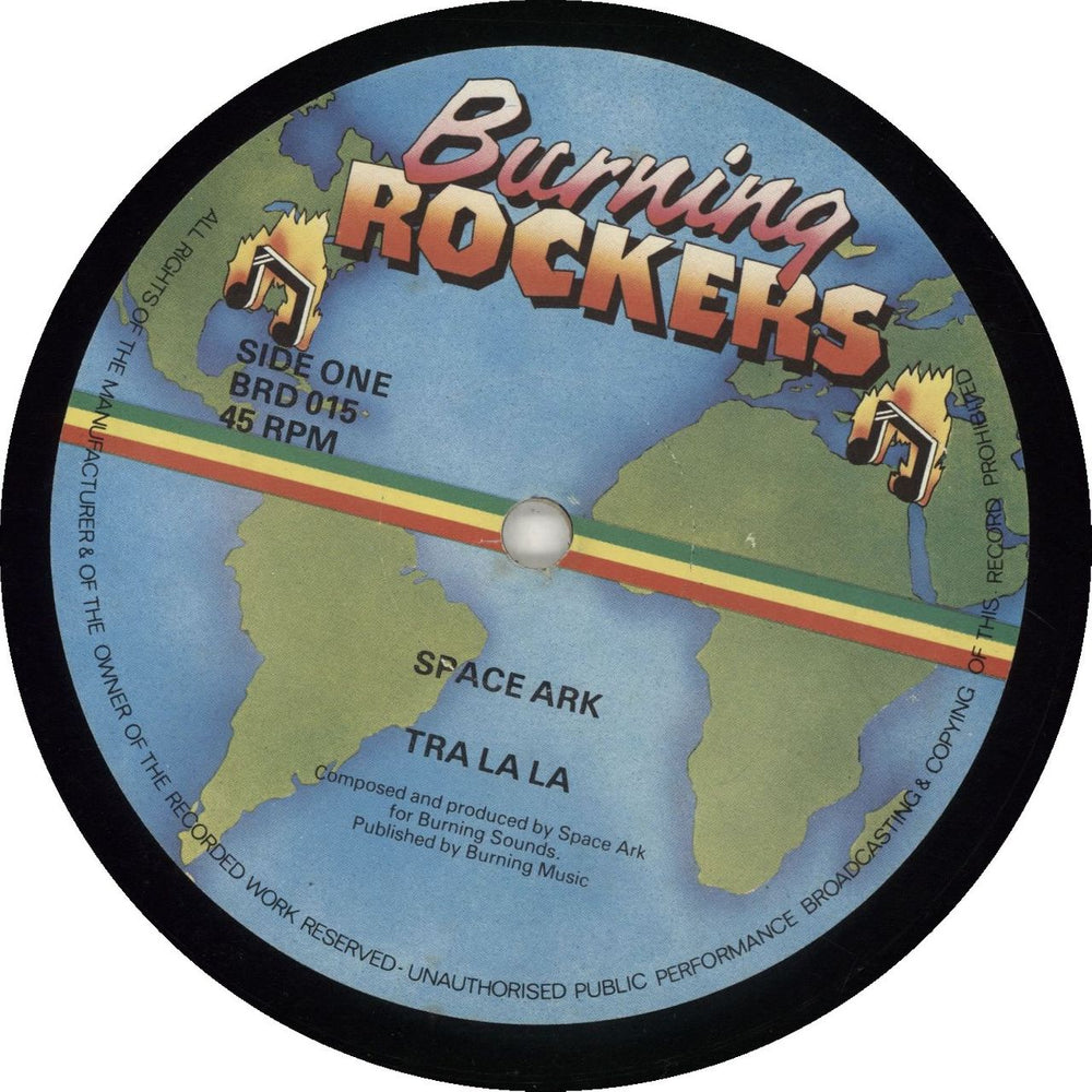 Space Ark Tra La La UK 12" vinyl single (12 inch record / Maxi-single) BRD015