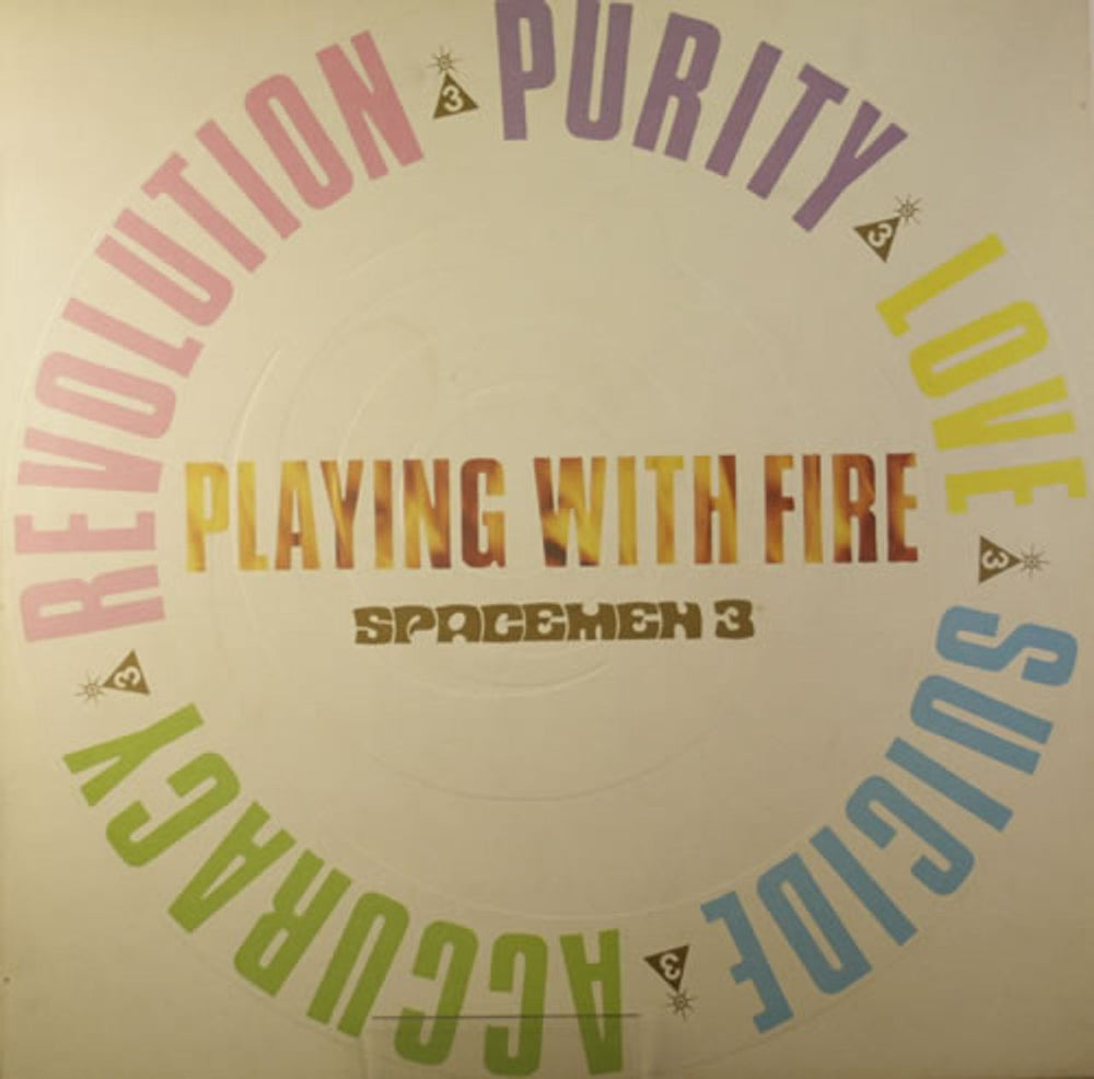 Spacemen 3 Playing With Fire - 1st UK vinyl LP album (LP record) FIRELP16