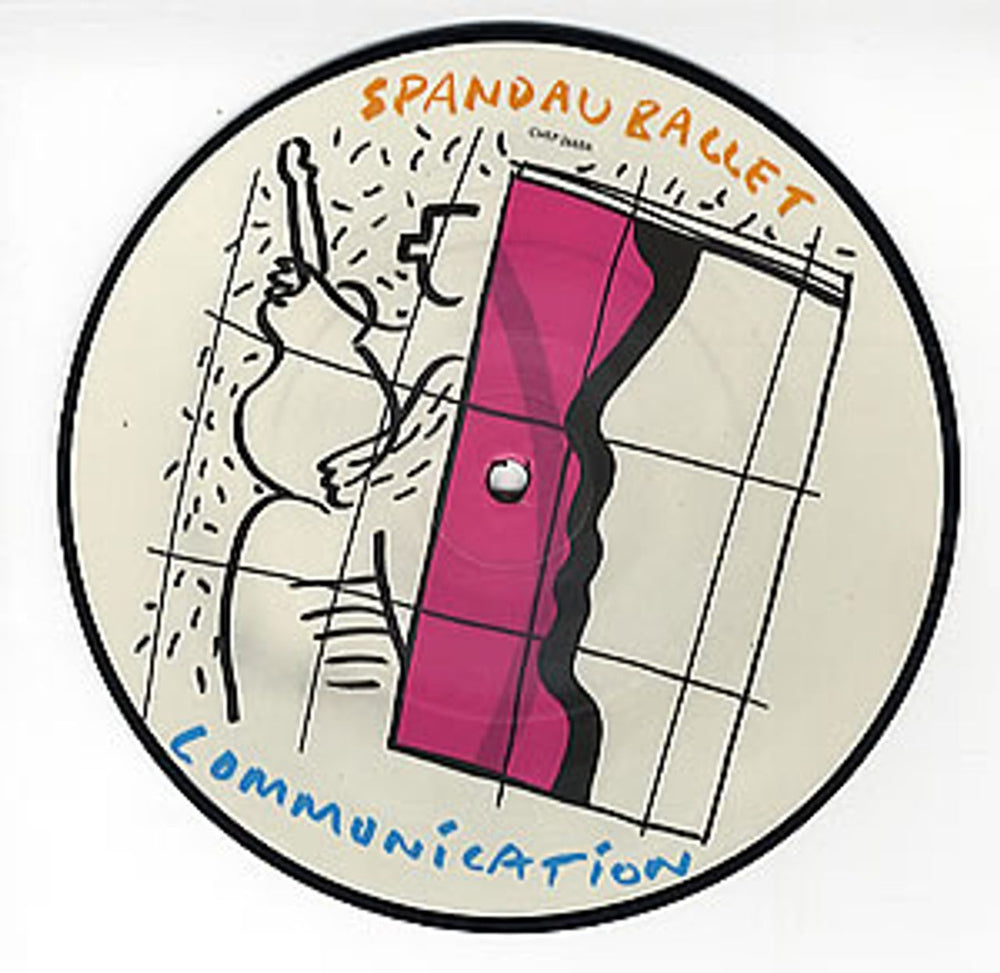 Spandau Ballet Communication UK 7" vinyl picture disc (7 inch picture disc single) CHSP2668