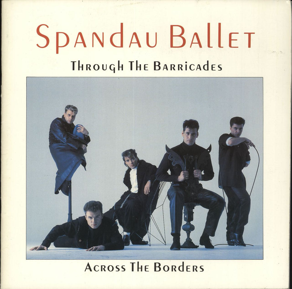 Spandau Ballet Through The Barricades - Across The Borders UK tour programme TOUR PROGRAMME