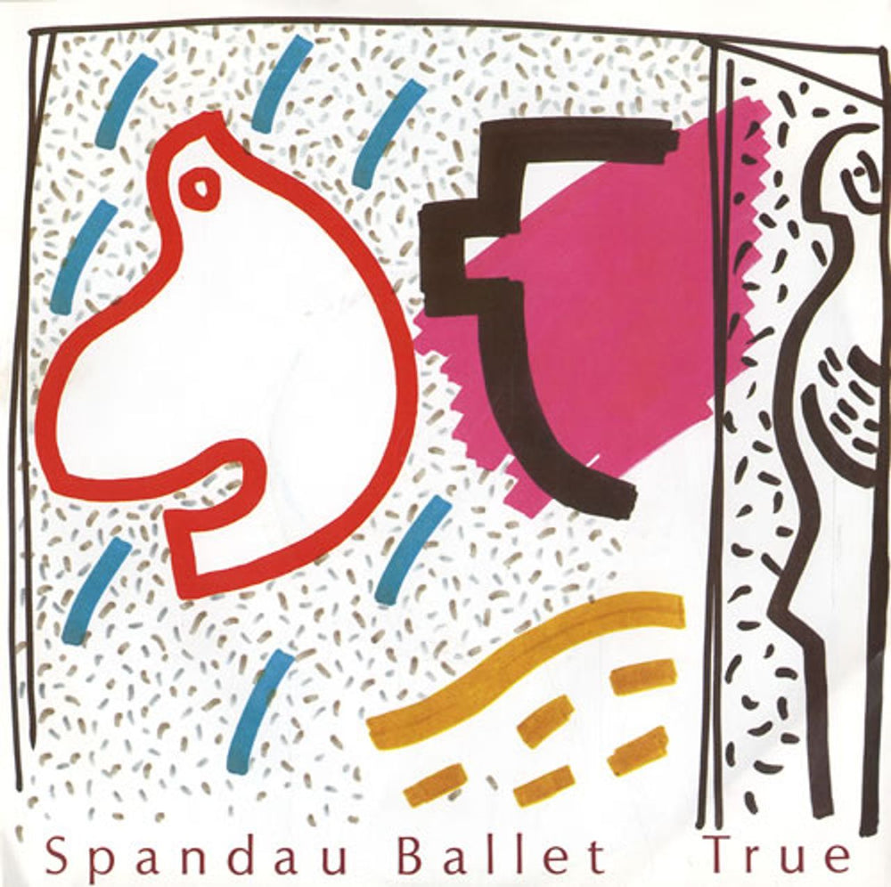 Spandau Ballet True UK 7" vinyl single (7 inch record / 45) SPAN1