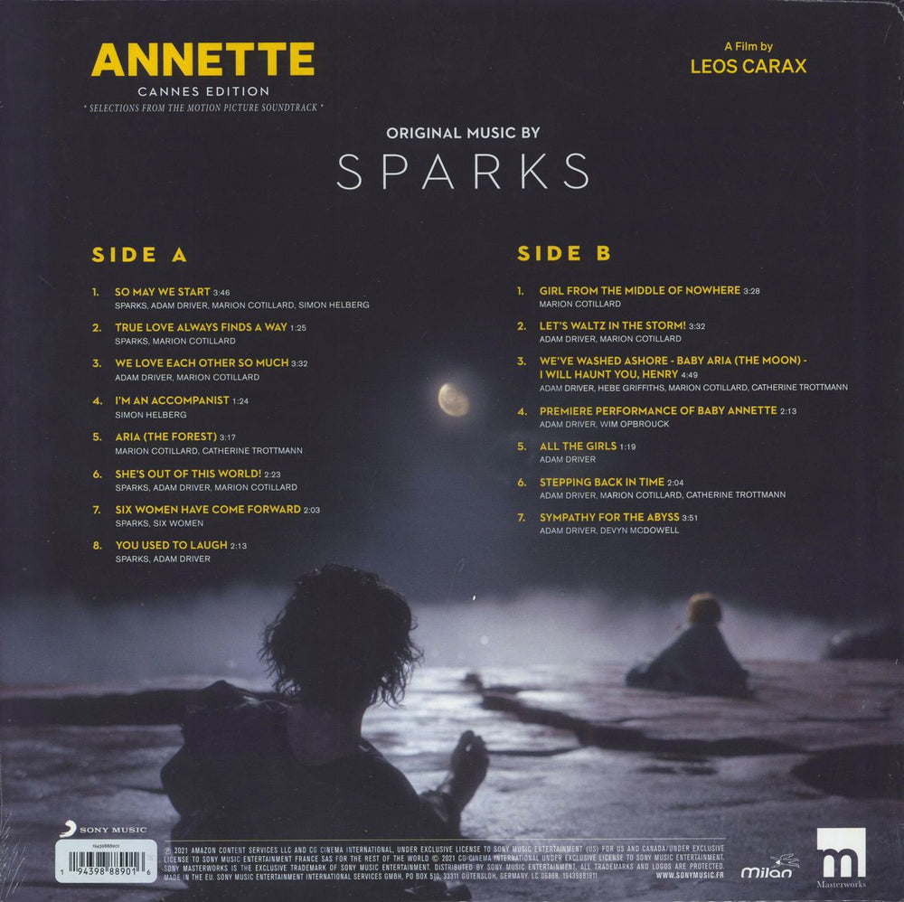 Sparks Annette (Cannes Edition - Selections From The Motion Picture Soundtrack) - Green Vinyl UK vinyl LP album (LP record)