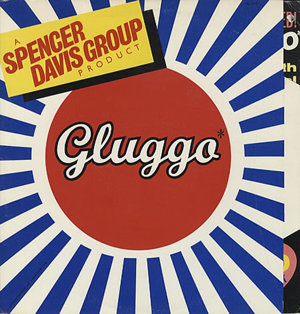 Spencer Davis Group Gluggo US vinyl LP album (LP record) VEL-1015