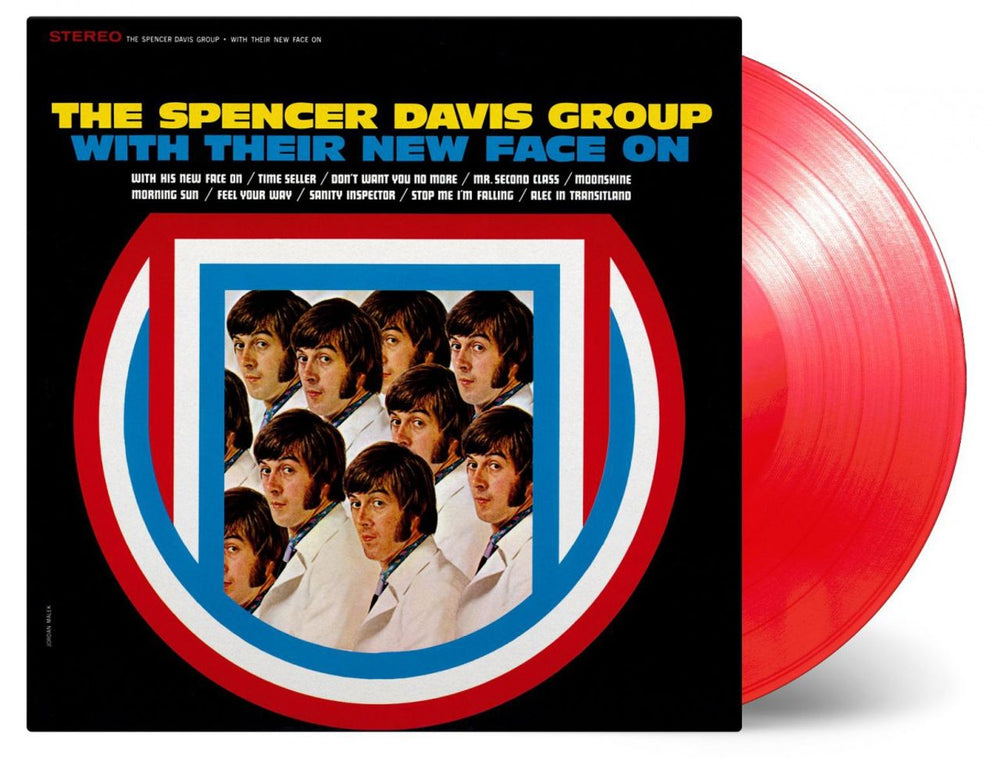 Spencer Davis Group With Their New Face On - Red Vinyl - Sealed UK vinyl LP album (LP record) SDGLPWI759115