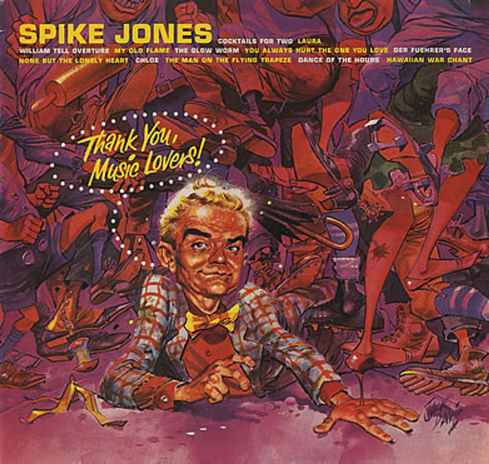 Spike Jones Thank You, Music Lovers UK vinyl LP album (LP record) NL89057