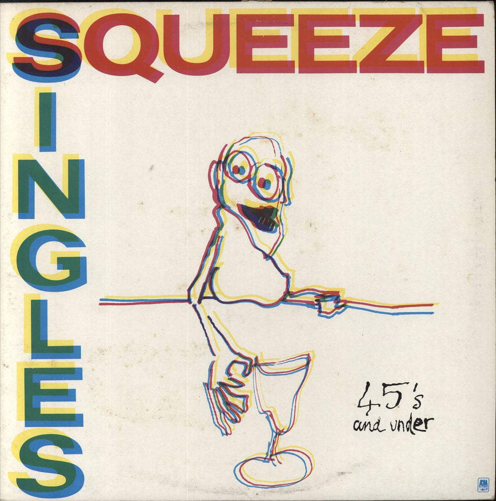 Squeeze Singles - 45's And Under UK vinyl LP album (LP record) AMLH68552