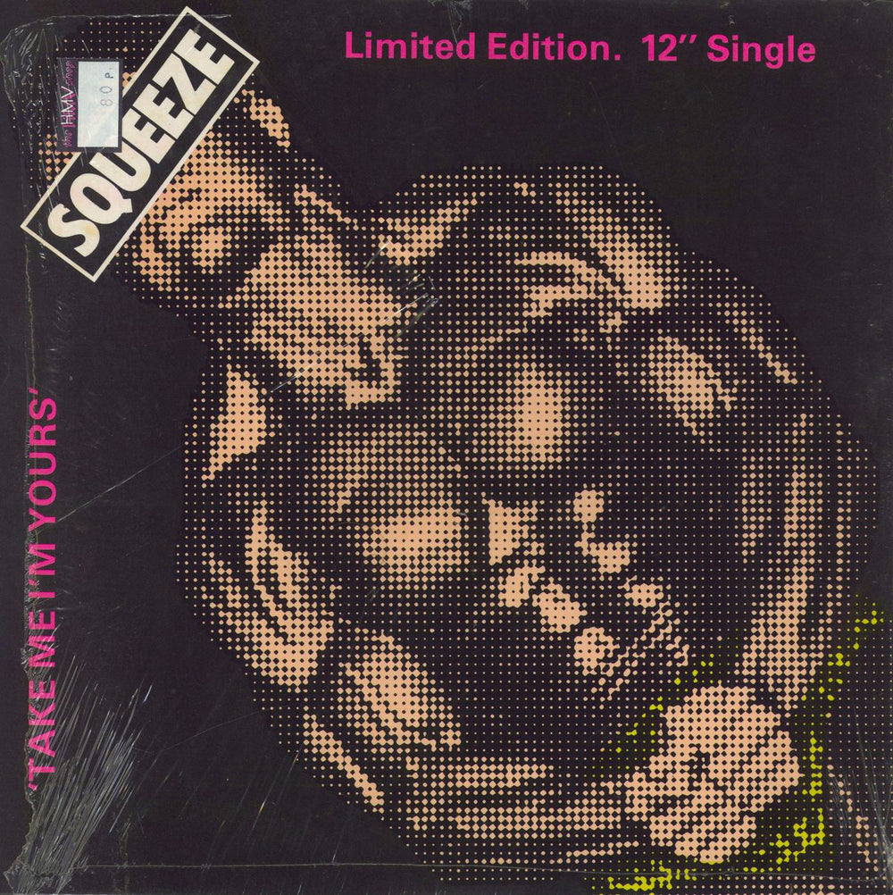 Squeeze Take Me I'm Yours - Shrink UK 12" vinyl single (12 inch record / Maxi-single) AMS7335