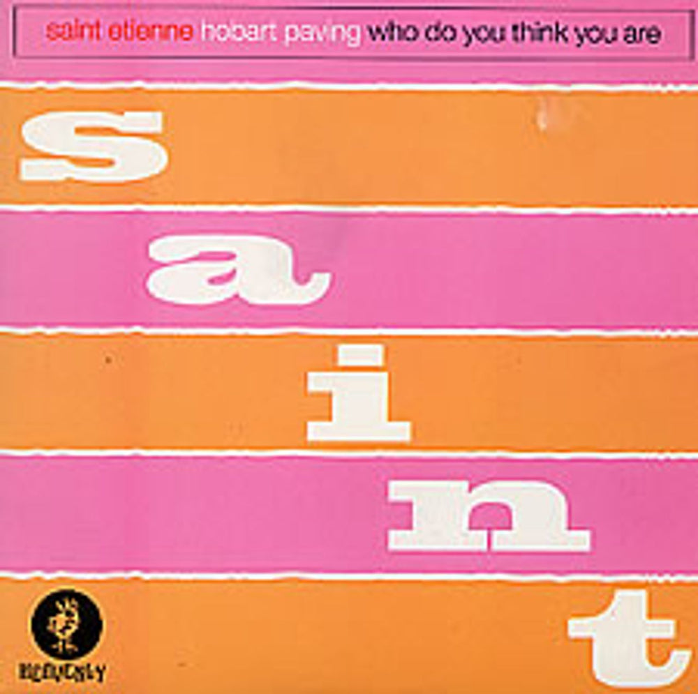 St Etienne Hobart Paving UK 7" vinyl single (7 inch record / 45) HVN29