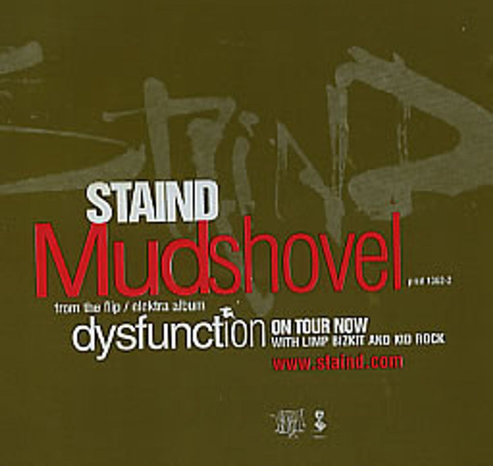 Staind Mudshovel US Promo CD single (CD5 / 5") PRCD-1362-2