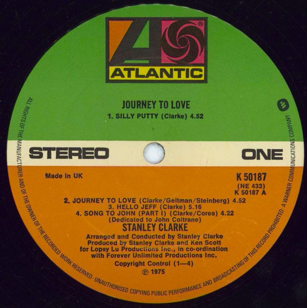 Stanley Clarke Journey To Love - 2nd UK vinyl LP album (LP record) SC8LPJO770489