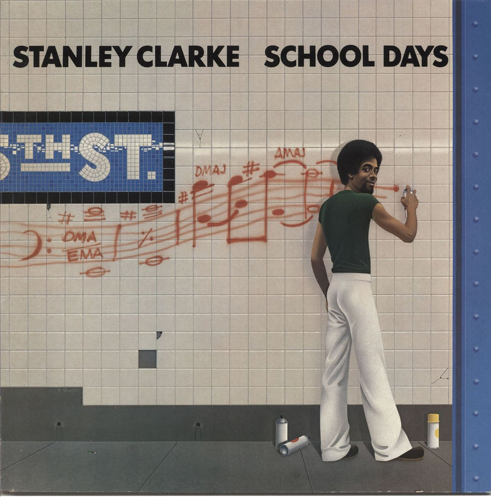 Stanley Clarke School Days UK vinyl LP album (LP record) EPC32094