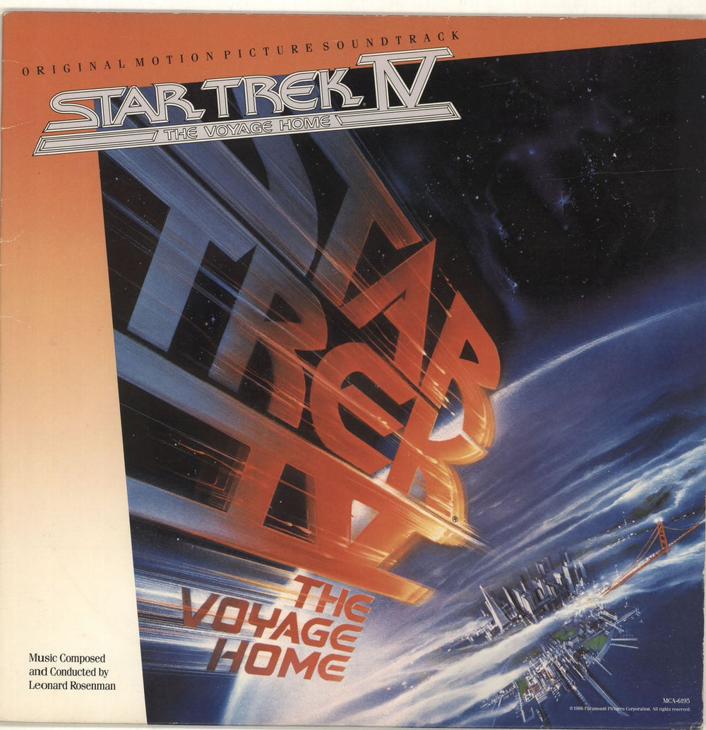 Star Trek Star Trek IV: The Voyage Home US vinyl LP album (LP record) MCA-6195