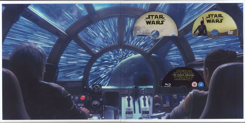 Star Wars The Force Awakens - Big Sleeve Edition UK Blu Ray DVD WRSBRTH829747
