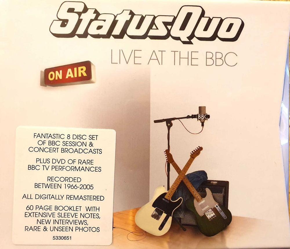 Status Quo Live At The BBC - Sealed UK 2-disc CD/DVD set 5330651