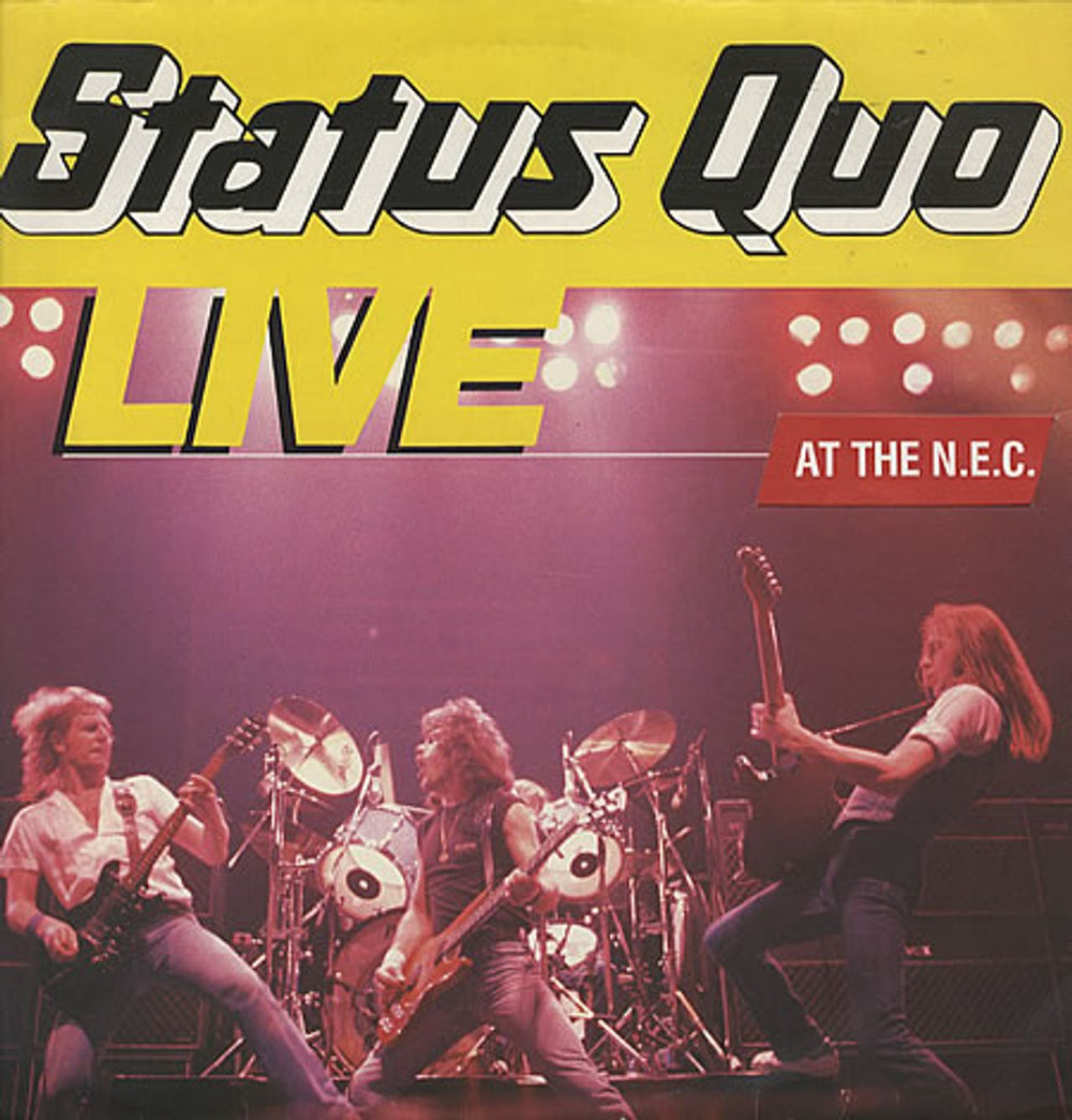 Status Quo Live At The N.E.C. Dutch vinyl LP album (LP record) 818947-1