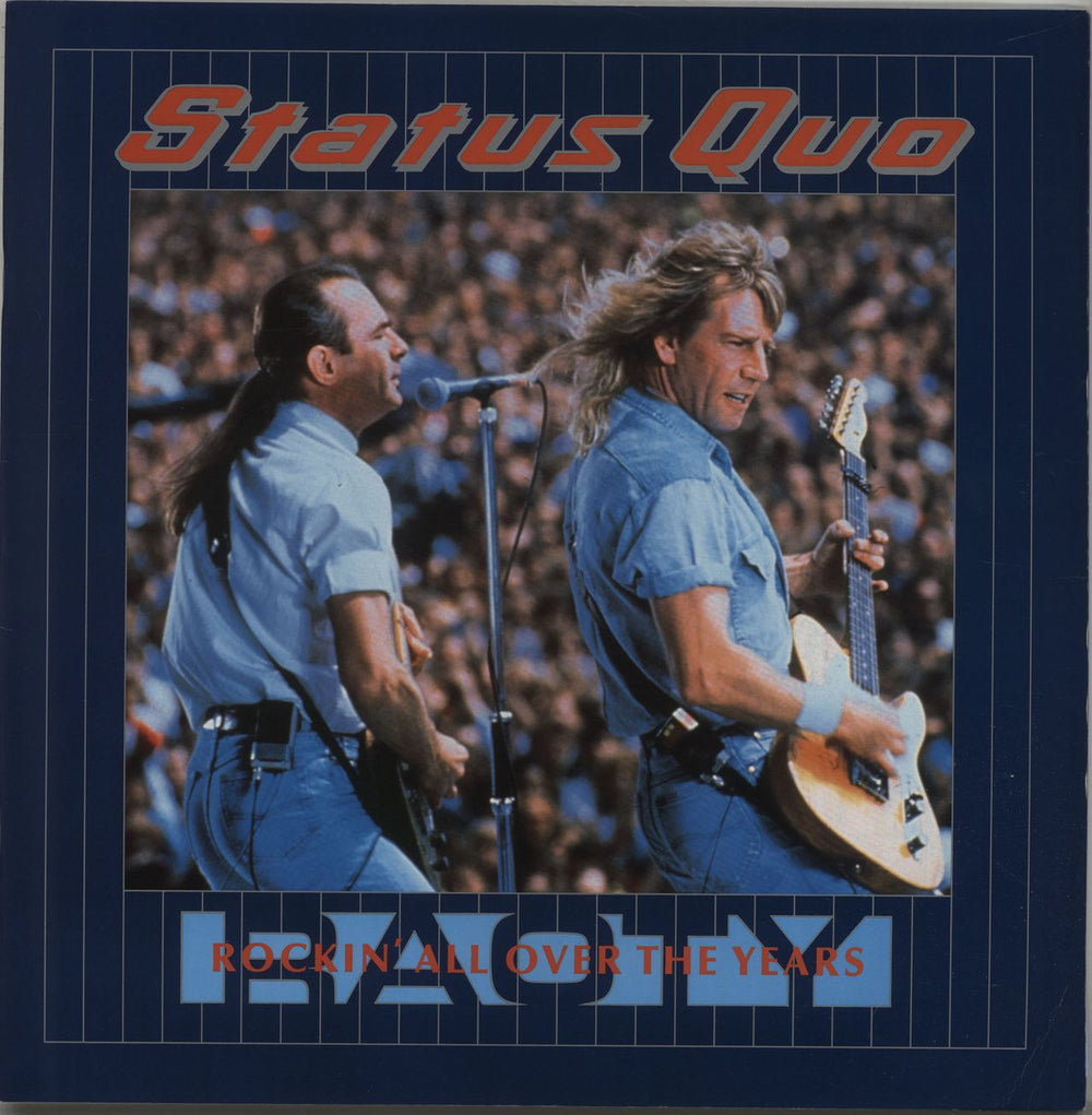 Status Quo Rockin' All Over The Years UK tour programme TOUR PROGRAMME