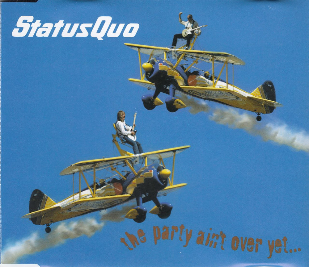 Status Quo The Party Ain't Over Yet UK CD/DVD single set SANXS/DX400