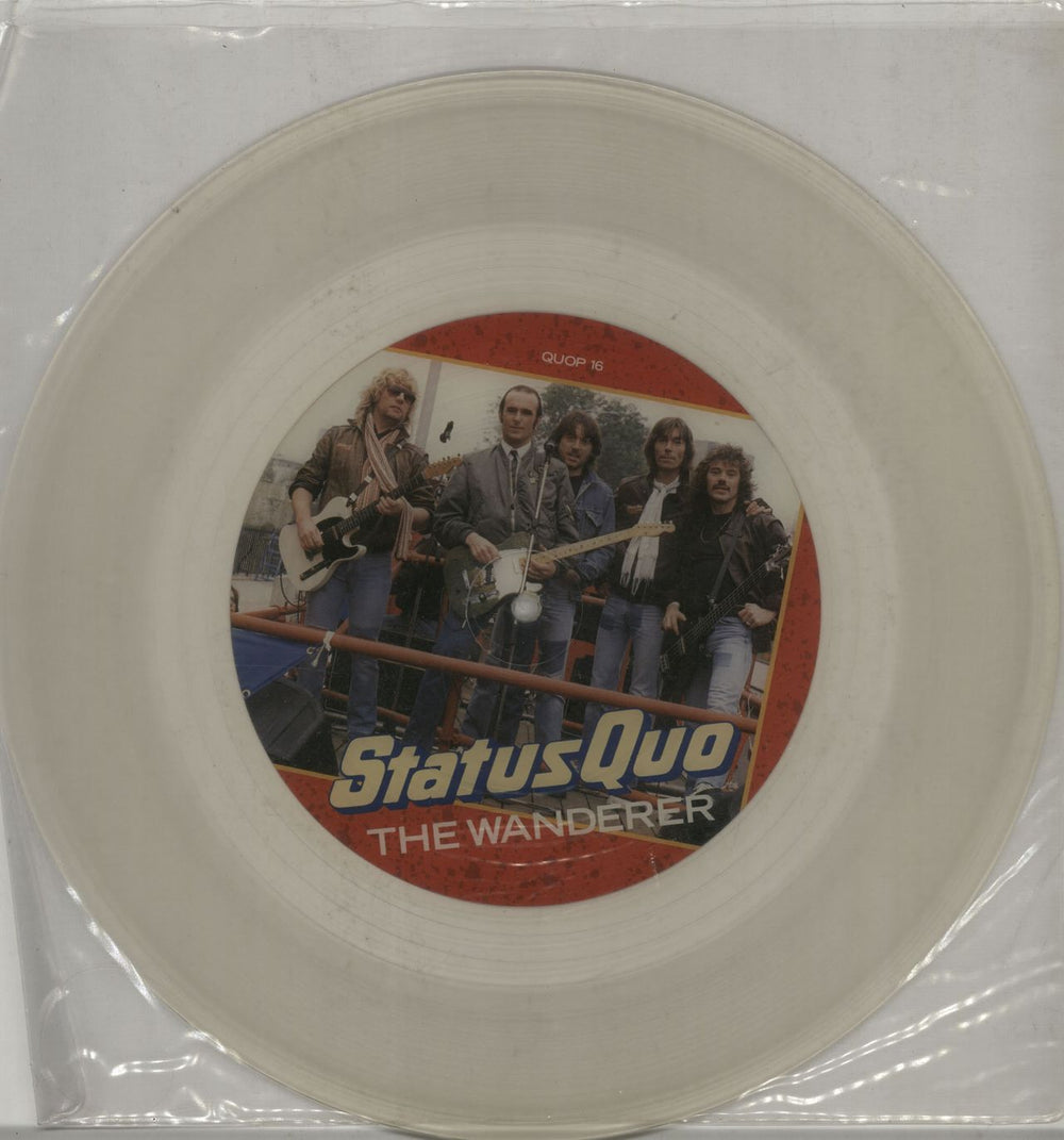 Status Quo The Wanderer UK 12" vinyl picture disc (12 inch picture record) QUOP16