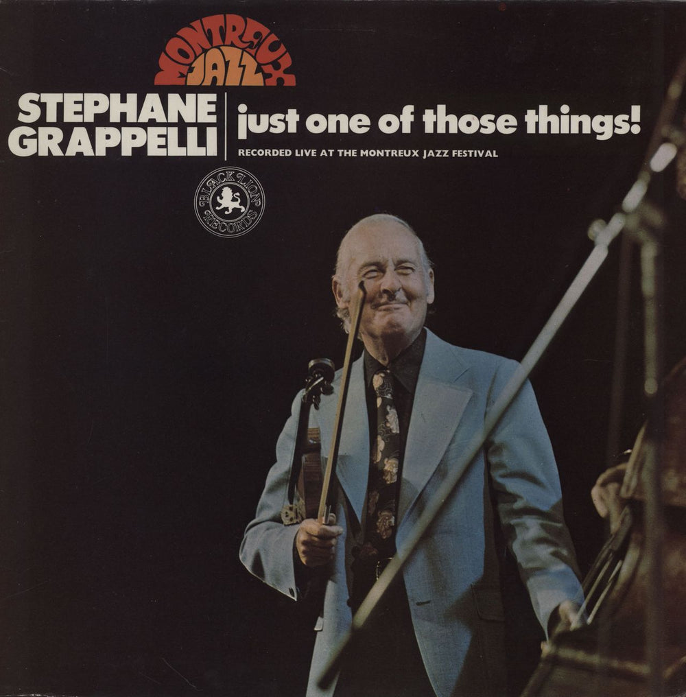 Stéphane Grappelli Just One Of Those Things! UK vinyl LP album (LP record) 2460211