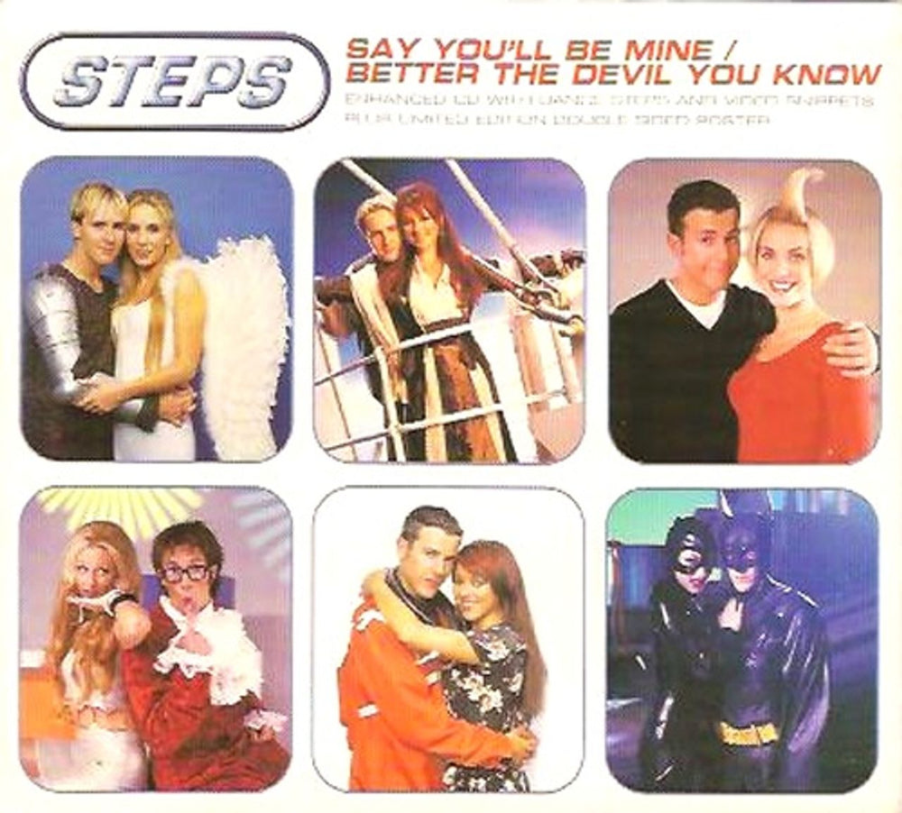 Steps Say You'll Be Mine / Better The Devil You Know UK CD single (CD5 / 5") 9201008