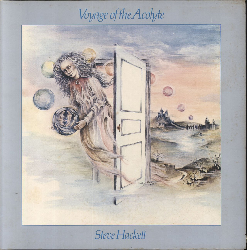 Steve Hackett Voyage Of The Acolyte - 2nd UK vinyl LP album (LP record) CAS1111