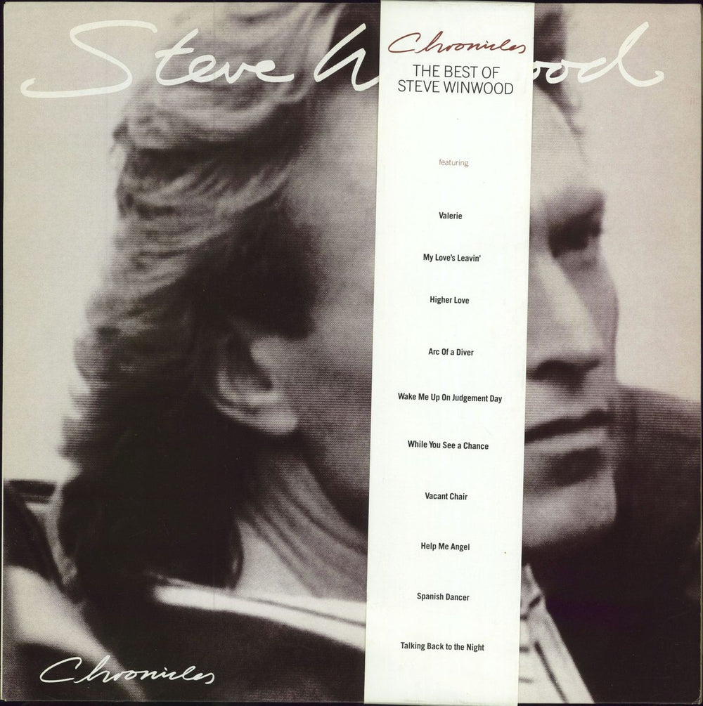 Steve Winwood Chronicles + 'obi' strip UK vinyl LP album (LP record) SSW1