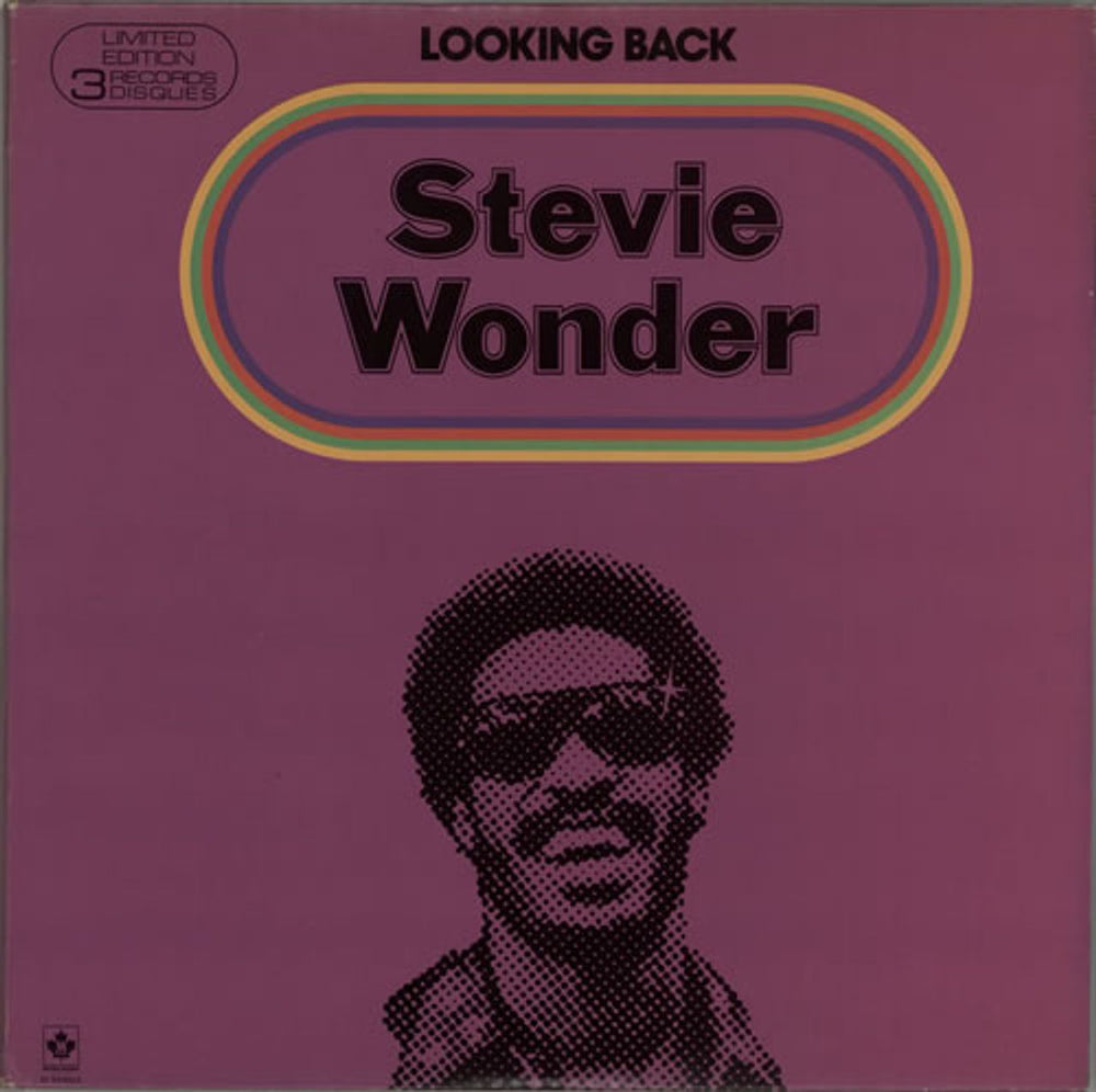 Stevie Wonder Looking Back Canadian 3-LP vinyl record set (Triple LP Album) M804N3