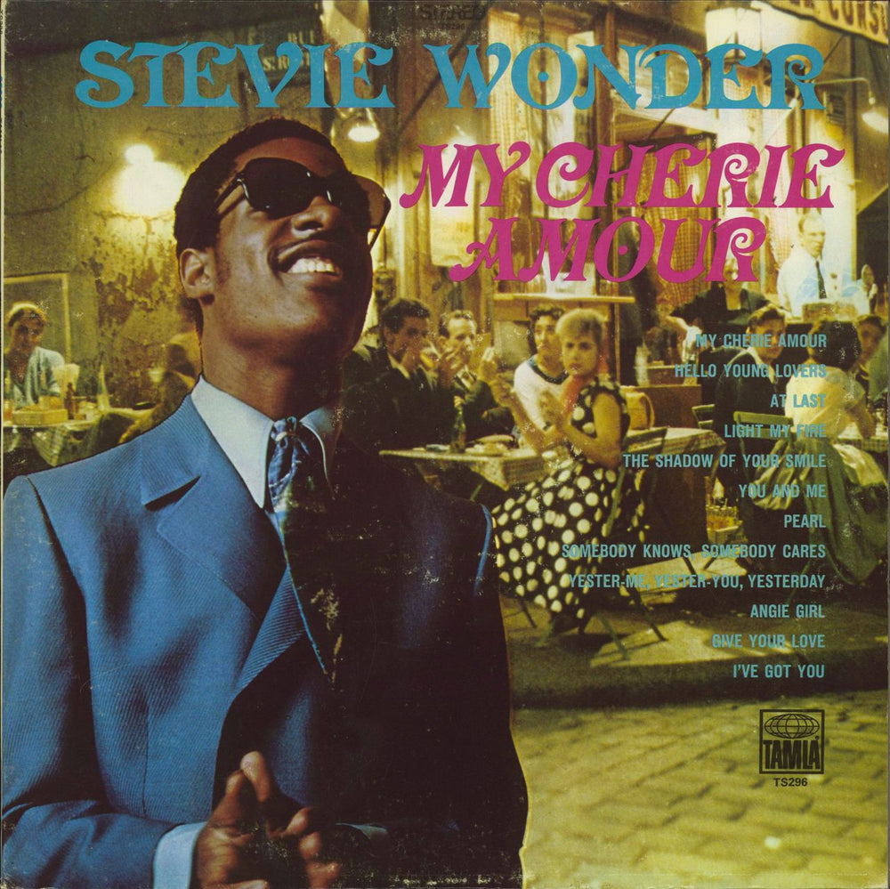 Stevie Wonder My Cherie Amour - Stereo US vinyl LP album (LP record) S296