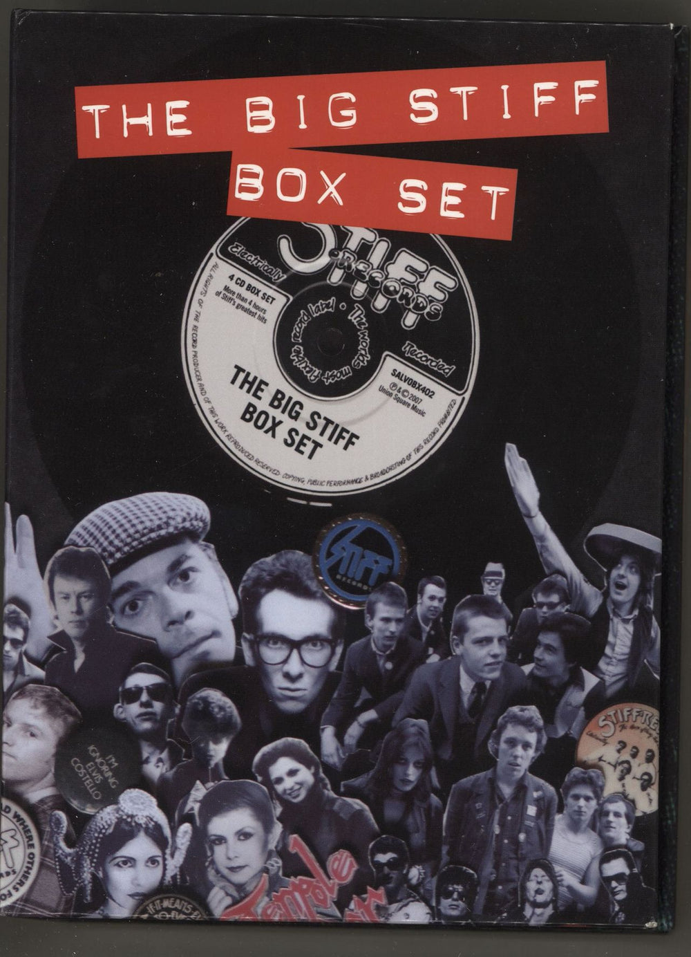 Stiff Records The Big Stiff Box Set - 4CD + 68-Page Book UK CD Album Box Set SALVOBX402