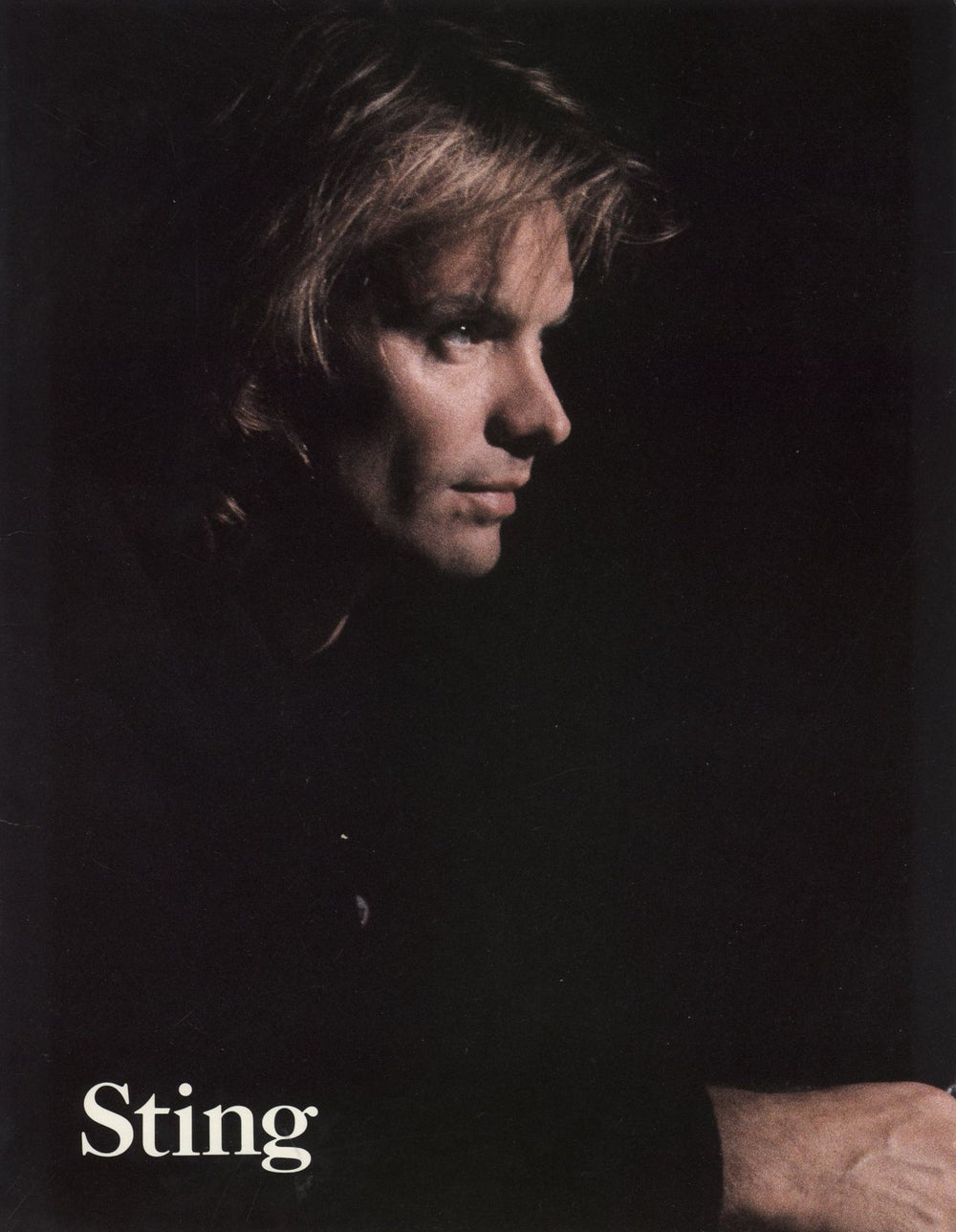 Sting Nothing Like The Sun World Tour 1987-1988 UK tour programme TOUR PROGRAM