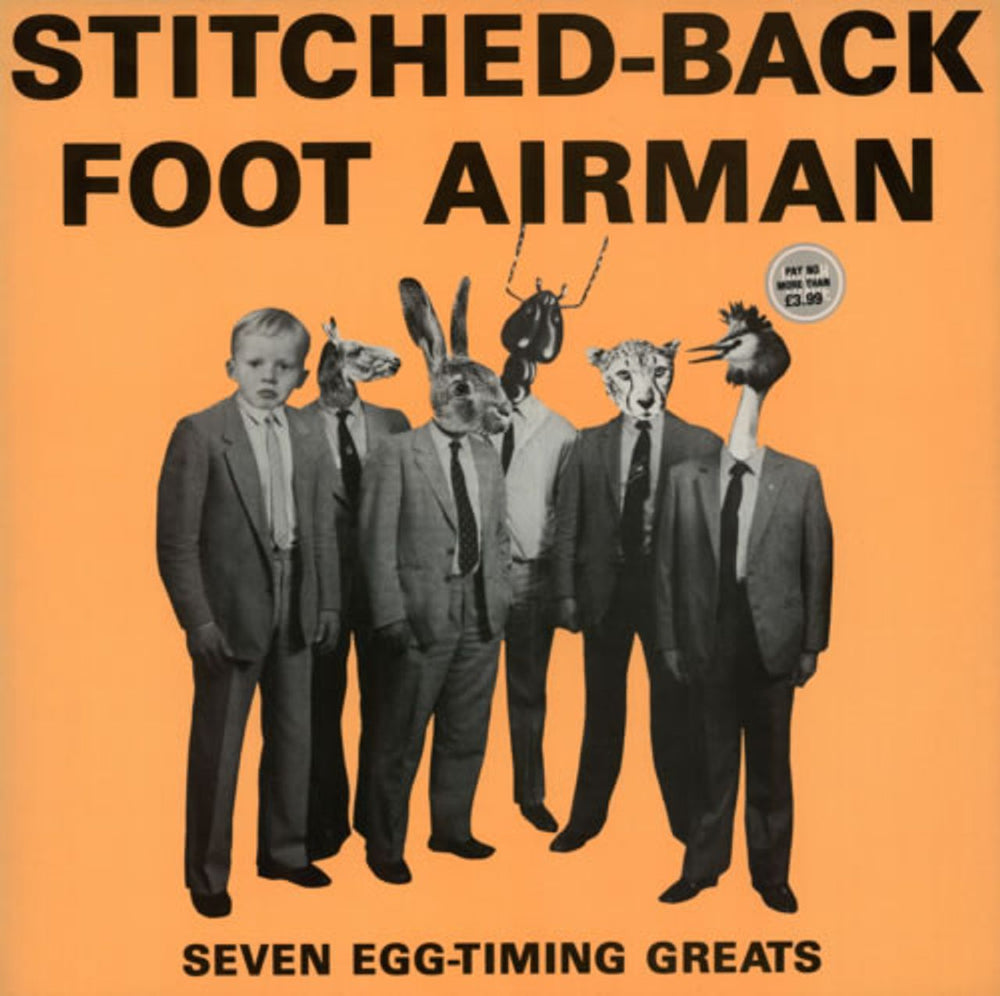 Stitched-Back Foot Airman Seven Egg-Timing Greats UK 12" vinyl single (12 inch record / Maxi-single) EAT9