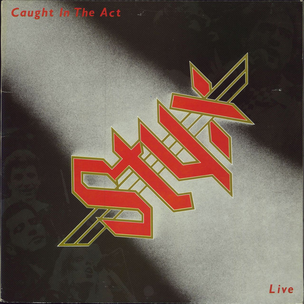 Styx Caught In The Act UK 2-LP vinyl record set (Double LP Album) AMLM66704