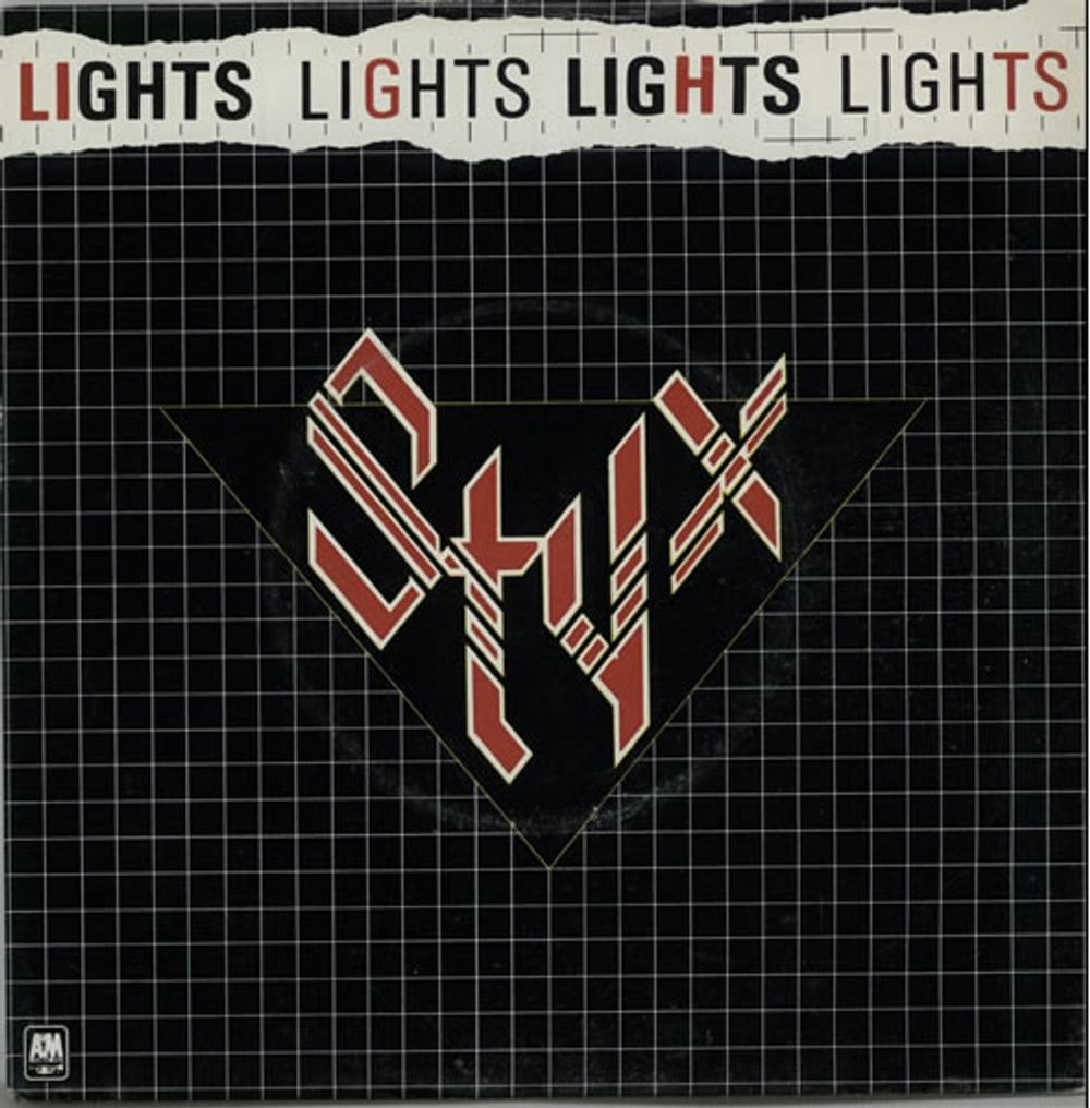 Styx Lights - A-Label UK 7" vinyl single (7 inch record / 45) AMS7528