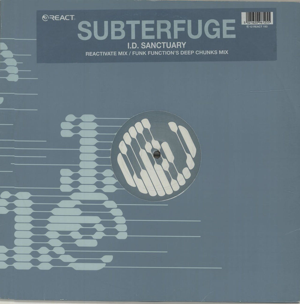 Subterfuge I.D. Sanctuary UK 12" vinyl single (12 inch record / Maxi-single) 12REACT193