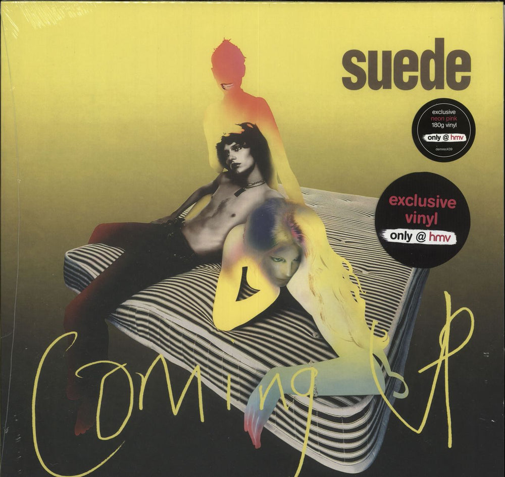 Suede Coming Up - 180gm Neon Pink Vinyl - Sealed UK vinyl LP album (LP record) DEMREC439