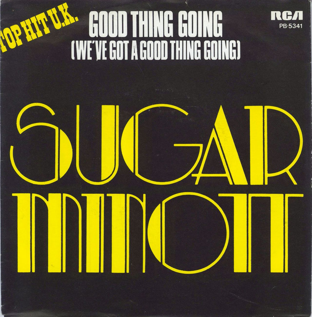 Sugar Minott Good Thing Going - wide centre Dutch 7" vinyl single (7 inch record / 45) S/M07GO769162