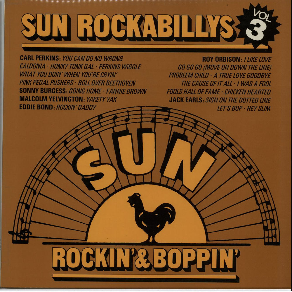 Sun Records Sun Rockabillys Vol. 3 UK vinyl LP album (LP record) 6467028