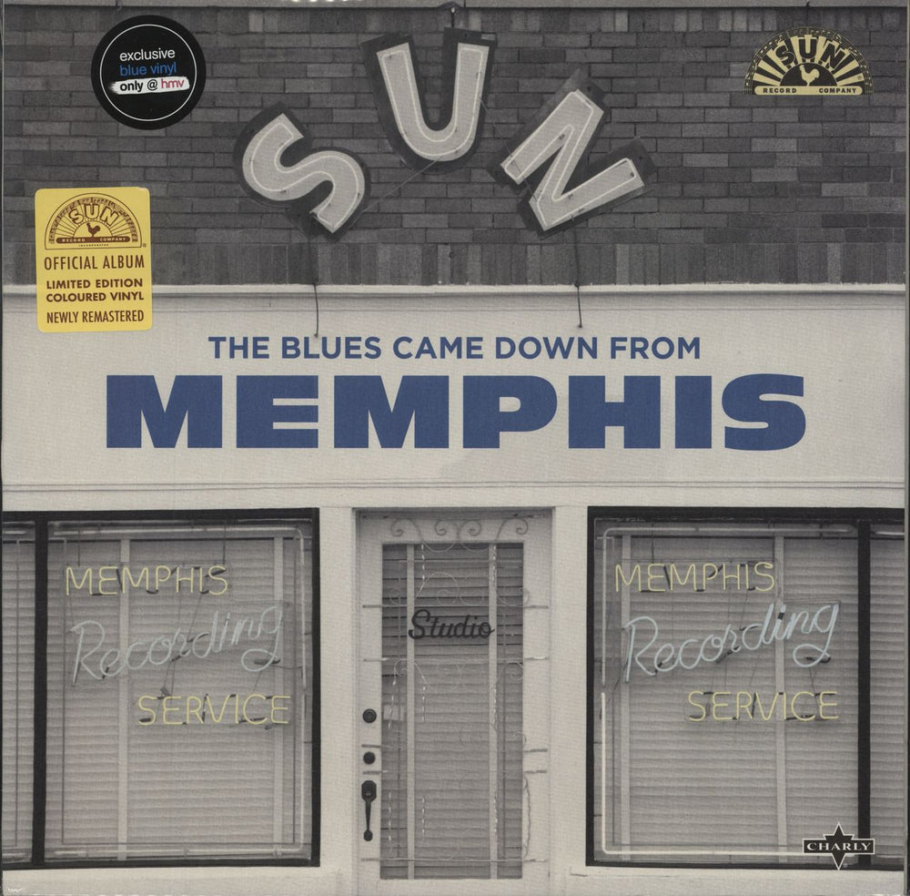 Sun Records The Blues Came Down From Memphis UK vinyl LP album (LP record) CHARLYL331