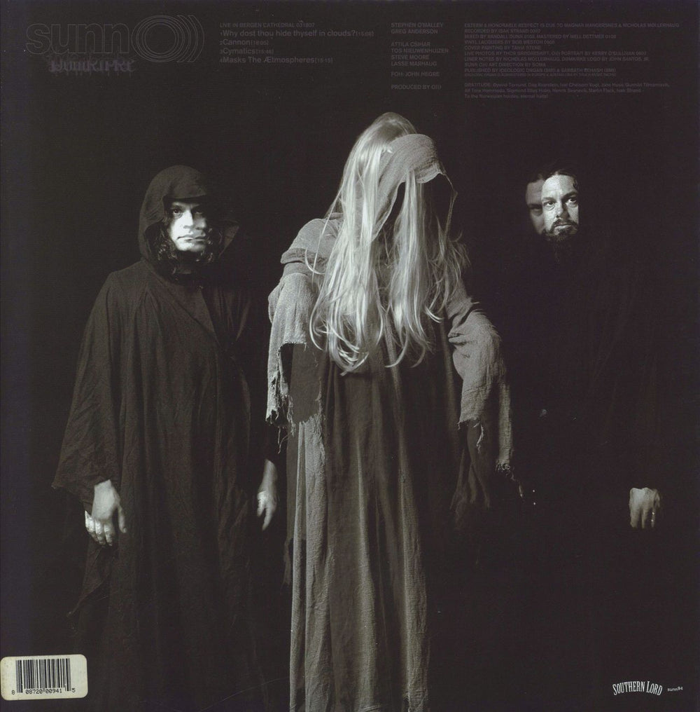 Sunn O))) Dømkirke - Blue Marble Vinyl US 2-LP vinyl record set (Double LP Album) 808720009415