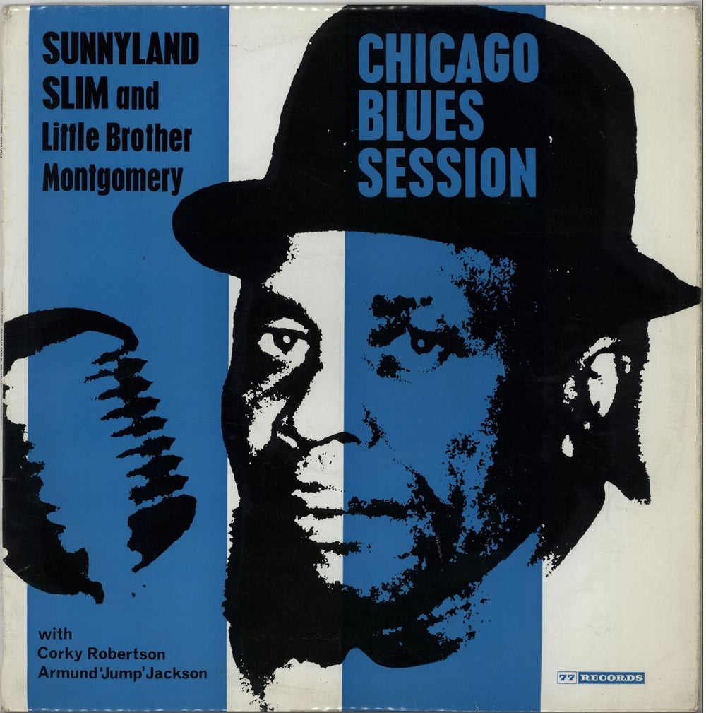 Sunnyland Slim Chicago Blues Session UK vinyl LP album (LP record) 77-LA-12-21