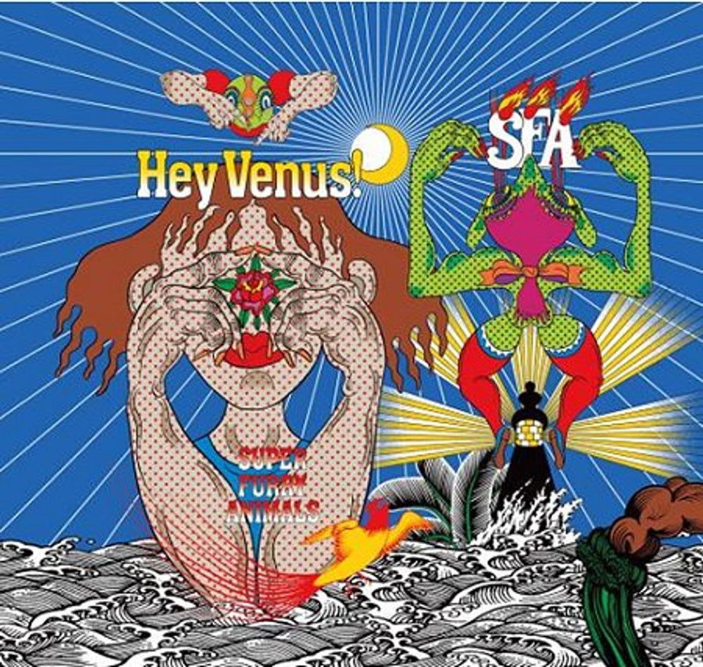 Super Furry Animals Hey Venus! UK vinyl LP album (LP record) RTRADLP346