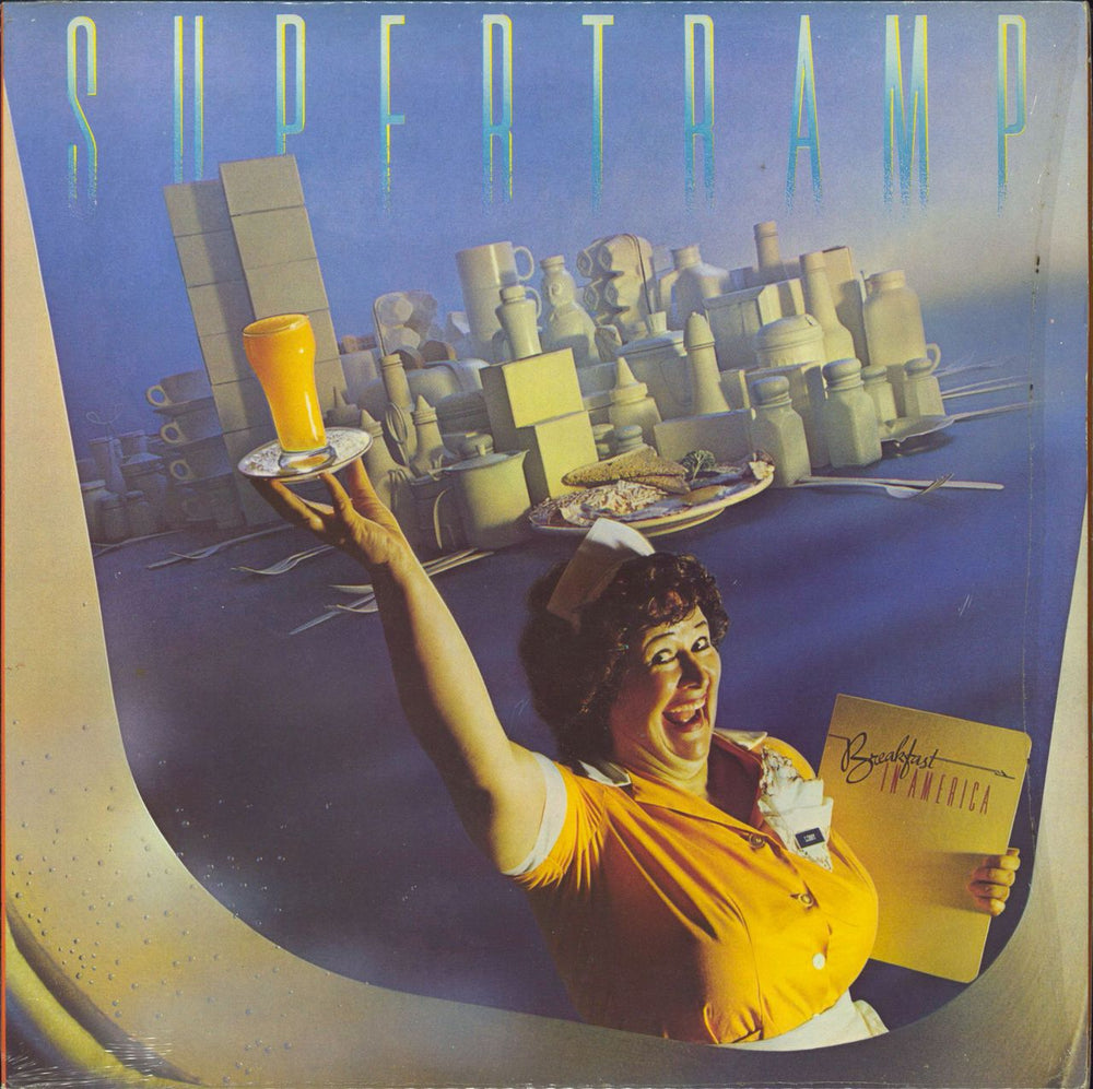 Supertramp Breakfast In America - 1st - Opened shrink UK vinyl LP album (LP record) AMLK63708