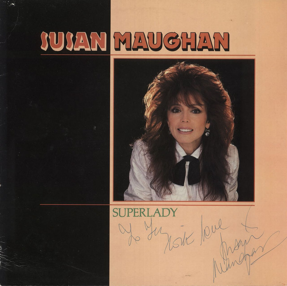 Susan Maughan Superlady - Autographed UK vinyl LP album (LP record) HAT1