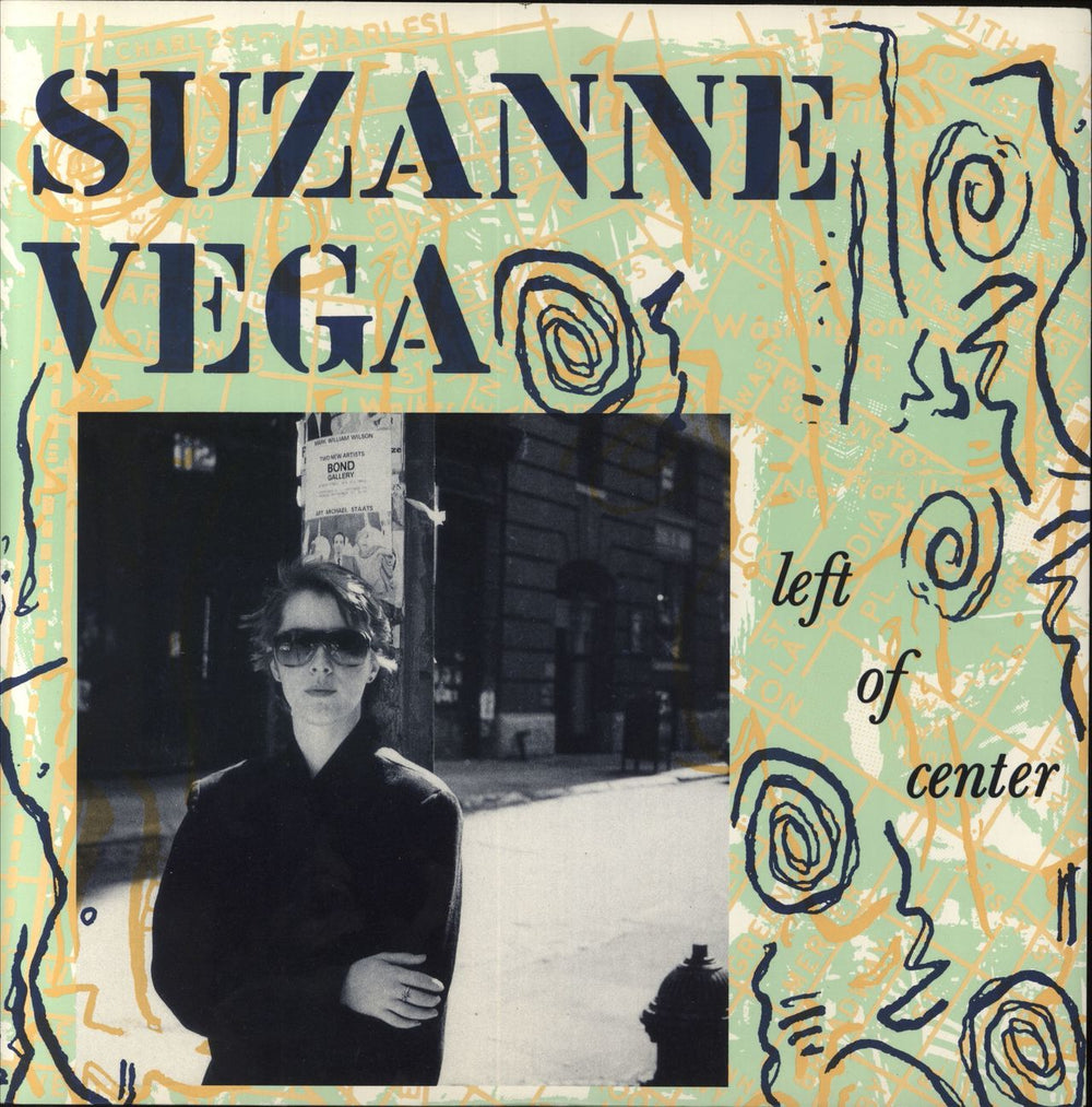 Suzanne Vega Left Of Center UK 10" vinyl single (10 inch record) AMX320