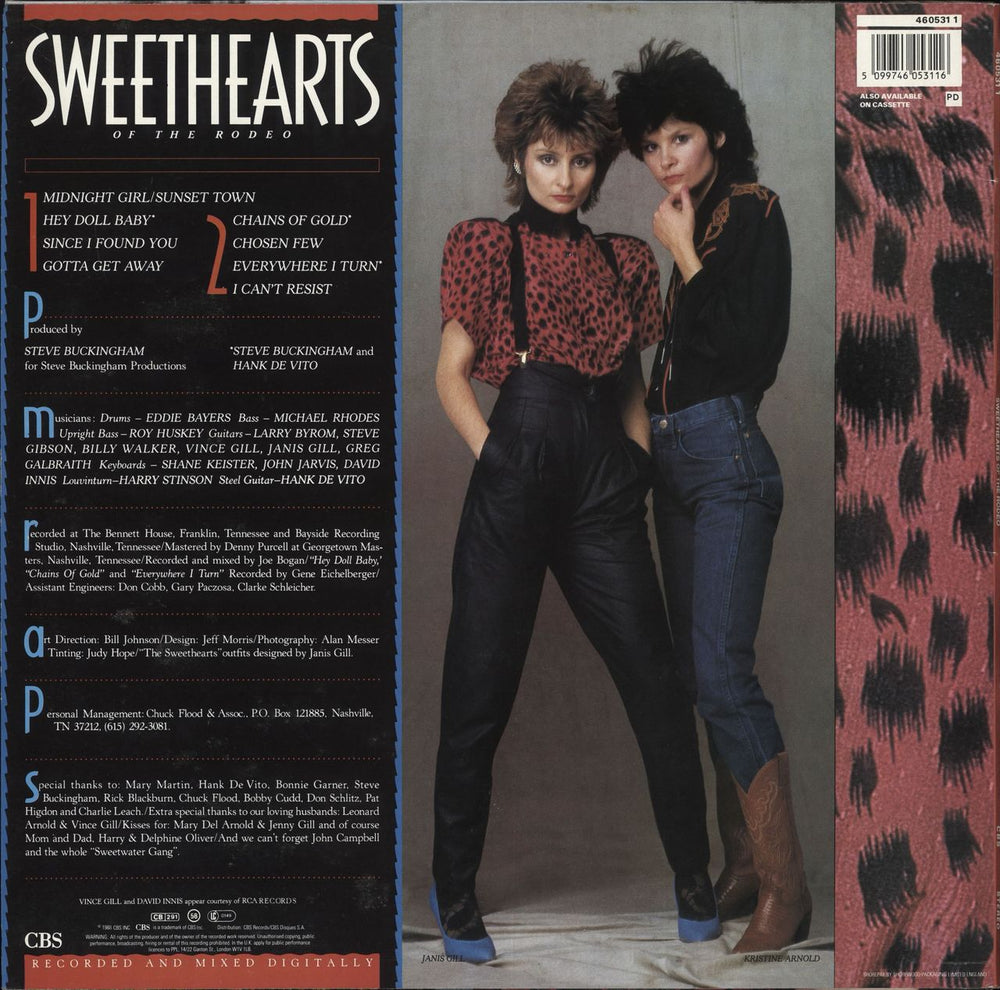 Sweethearts Of The Rodeo Sweethearts Of The Rodeo UK vinyl LP album (LP record) 5099746053116