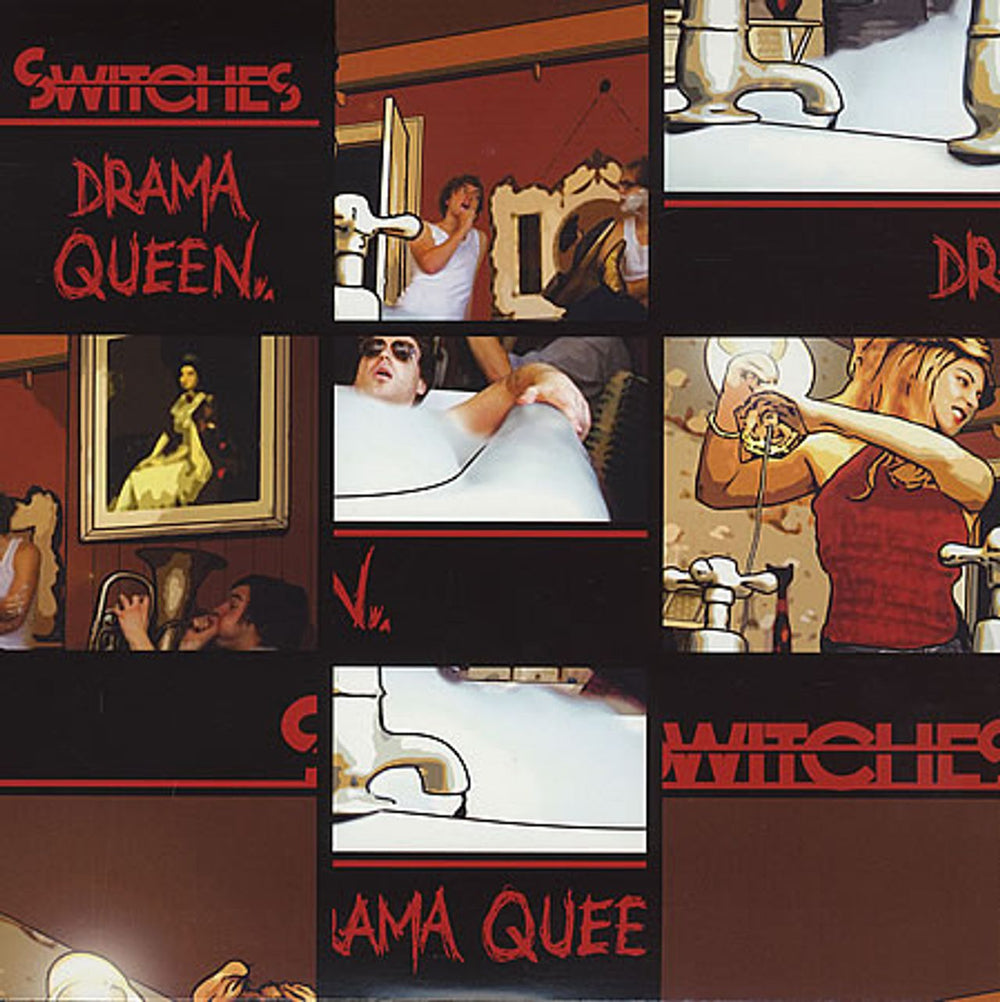 Switches Drama Queen UK 7" vinyl single (7 inch record / 45) ATUK052X